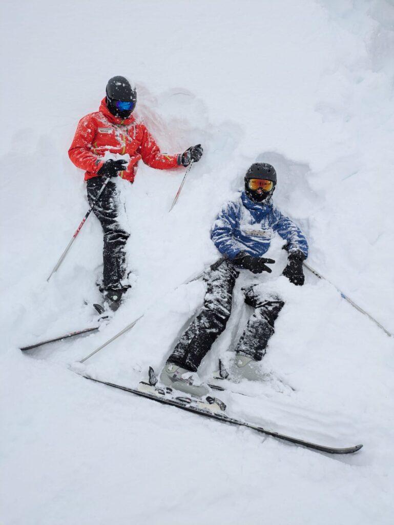 Letzter Skitag mit ganz viel Neuschnee
