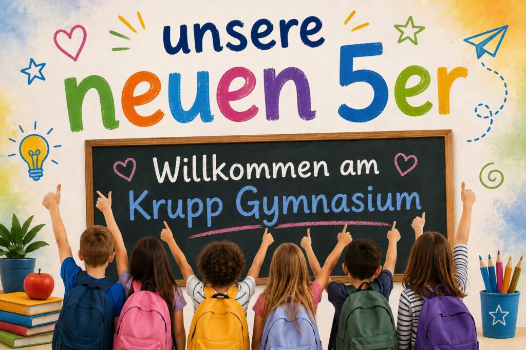 Am Mittwoch, den 02.09.2026, fand die Einschulung der neuen fünften Klassen am Krupp-Gymnasium in Duisburg Rheinhausen statt.